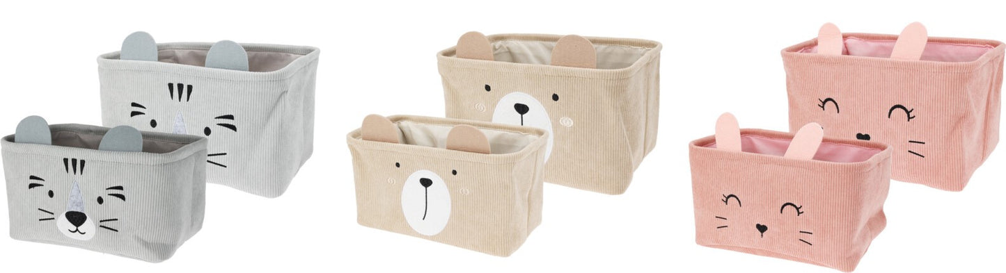 Home &amp; Styling Panier de rangement pour enfants - Lot de 2 - Multi