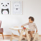 Mamatoyz Fox Houten 2-in-1 activiteiten tafel/Schrijfbord - 43x60x78cm - Beige