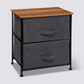 5Five Meuble de rangement en acier Tissa avec 3 tiroirs - 45x30x73cm - Anthracite