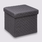 Atmosphera Poef 31x31cm - Foldable - Dark gray