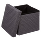 Atmosphera Poef 31x31cm - Foldable - Dark gray