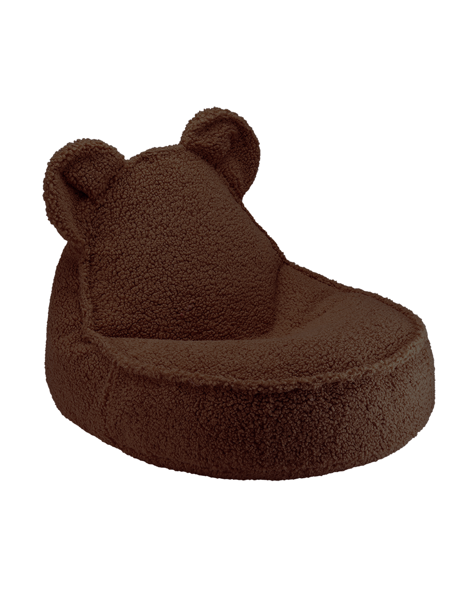 Wigiwama Teddy Bear Beanbag Chair / Zitzak - 70x60x42cm - Warm Hazel