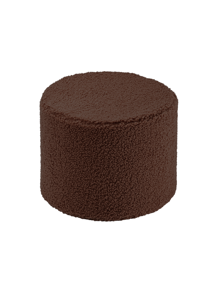 Wigiwama Corduroy Pouffe / Poef - Ø40x25cm - Warm Hazel