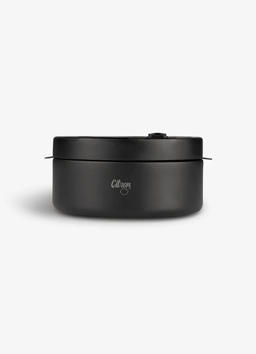 Citron Voedselbewaarpotje - 400ml - Ø15xH8cm - Black