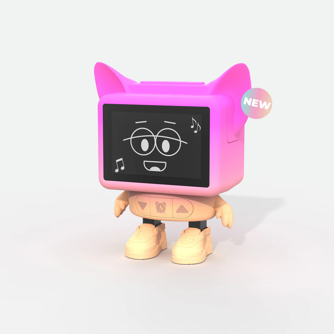 MOB Cutie Clock / Clock Connect - Horloge Lapin - Rose