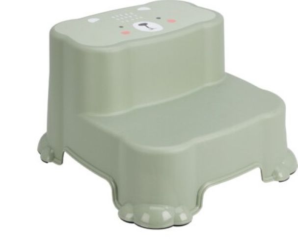 Home & Styling Opstapje Beer - 2 Staps - Groen