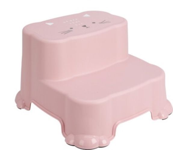 Home & Styling Opstapje Kat - 2 staps - Roze