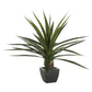 Atmosphera Plante Artificielle Agave - Plante avec pot - 105x105x124cm - Vert