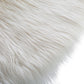 Atmosphera Kids Vloerkleed faux fur - Ø90cm - Wit