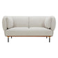 BEAU Daphne fabric sofa - 2-seater - L172xD97xH80cm - Pearl gray