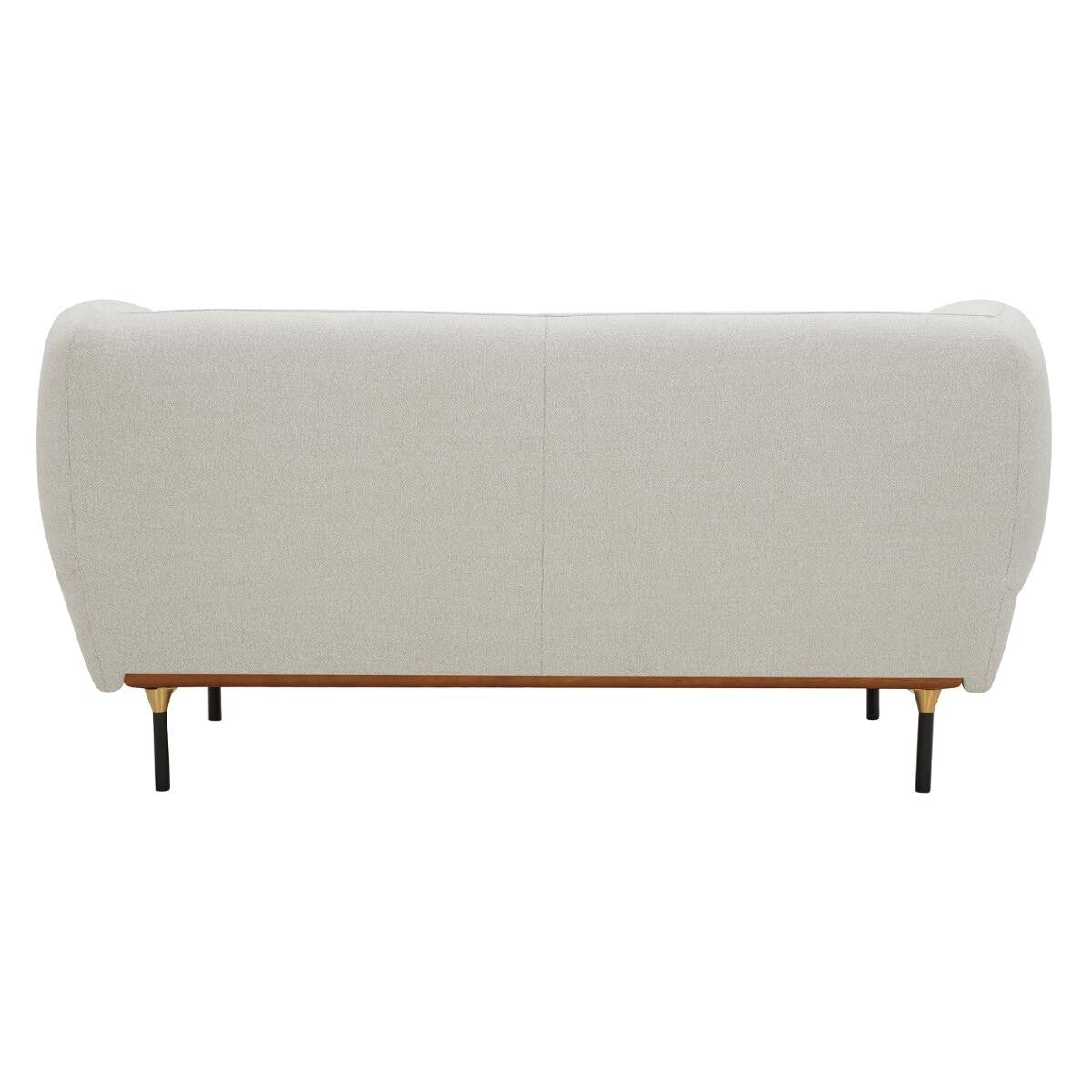 BEAU Daphne fabric sofa - 2-seater - L172xD97xH80cm - Pearl gray