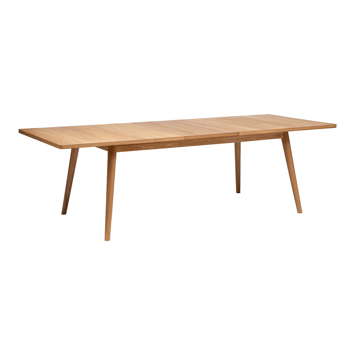 BEAU Finn oak extendable dining table - L200-250xD100xH75cm - Brown