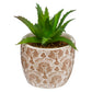 Atmosphera Kunstplant - Plant met pot - 17xH9cm - Multi