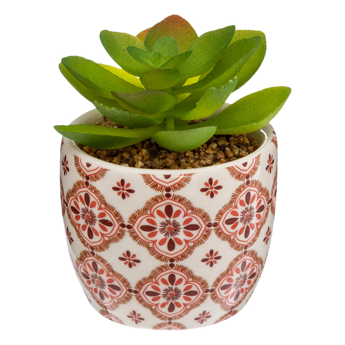 Atmosphera Kunstplant - Plant met pot - 17xH9cm - Multi