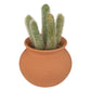 Atmosphera Plante Artificielle Alicante - Cactus avec pot - Ø17x8cm - Vert