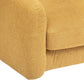 BEAU Daisy fixed sofa - 3-seater - L198xD98xH73cm - Ocher