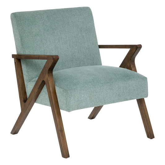 BEAU Basile velvet armchair - L75xD68xH82cm - Jade green