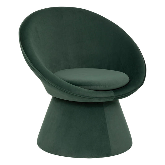 BEAU Sarah velvet armchair - L76xD63xH75cm - Green