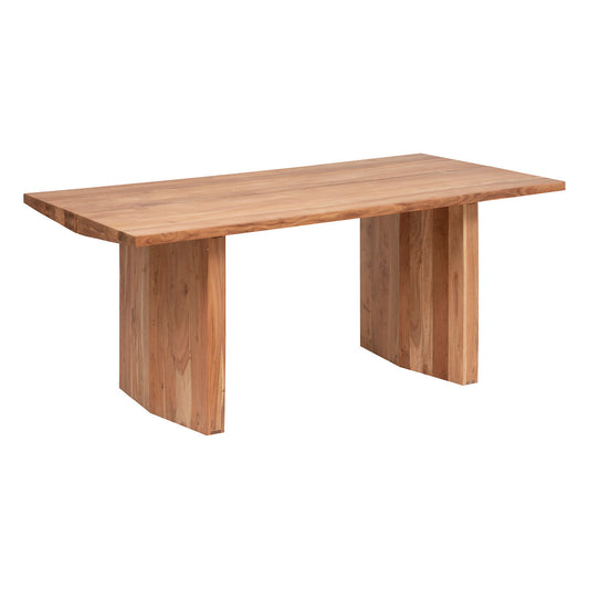 BEAU Giovanni acacia dining table - L180xD90xH78cm - Brown