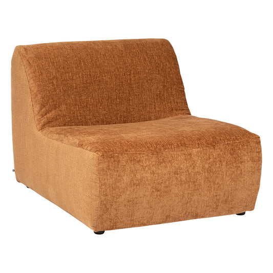 BEAU Nina velvet armchair - Modular system - L87xD98xH69cm - Rust