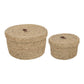 Atmosphera Arianna paniers de rangement lot de 2 - 28x17cm - Osier