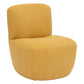 BEAU Amalia fabric armchair - L65xD71xH68cm - Ocher