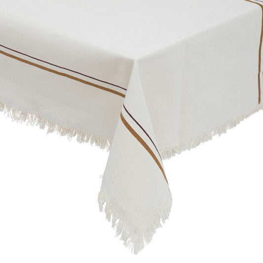 Nappe Atmosphera Maha Ray 150x250cm - Coton - Beige