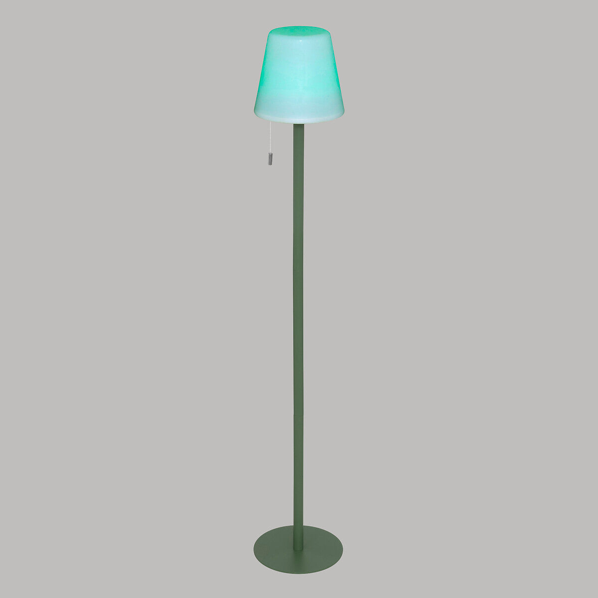 Atmosphera Buitenlamp Zack H108cm - Oplaadbaar - Olijfgroen