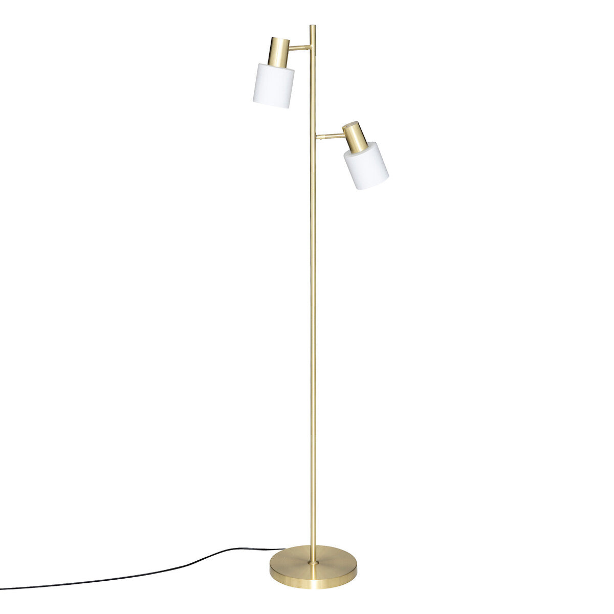 Atmosphera Lampadaire Tais Ø29xH143cm - E27, non inclus - Doré