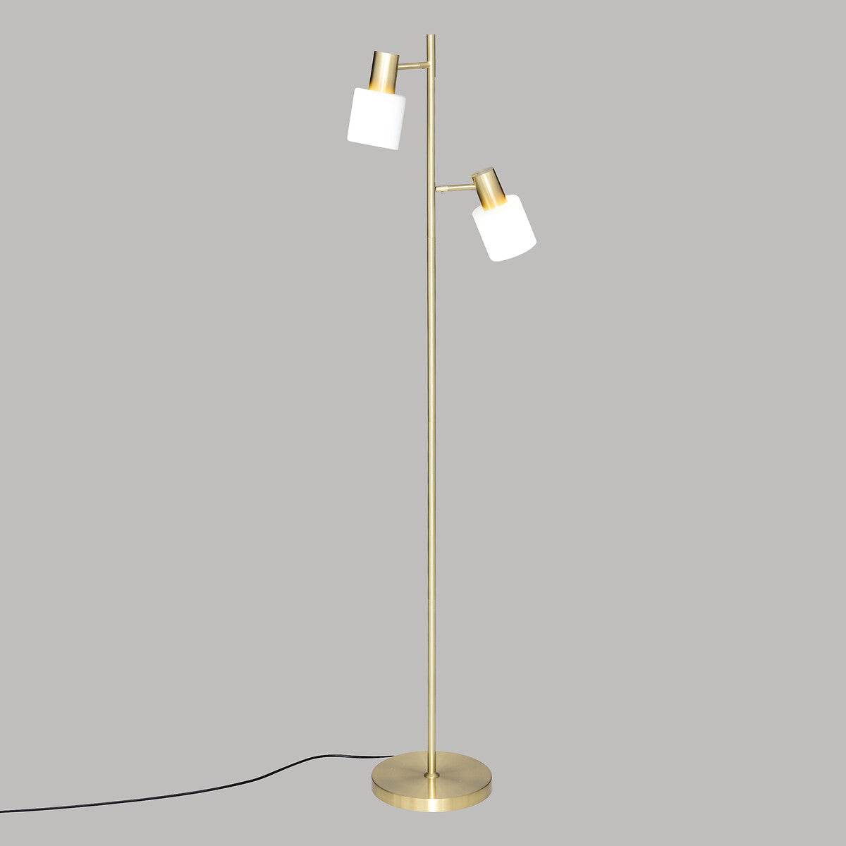 Atmosphera Vloerlamp Tais Ø29xH143cm - E27, niet begrepen - Goud