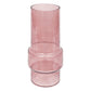 Vase en Verre Atmosphera Ella Ø12xH25cm - Rose