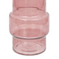 Vase en Verre Atmosphera Ella Ø12xH25cm - Rose