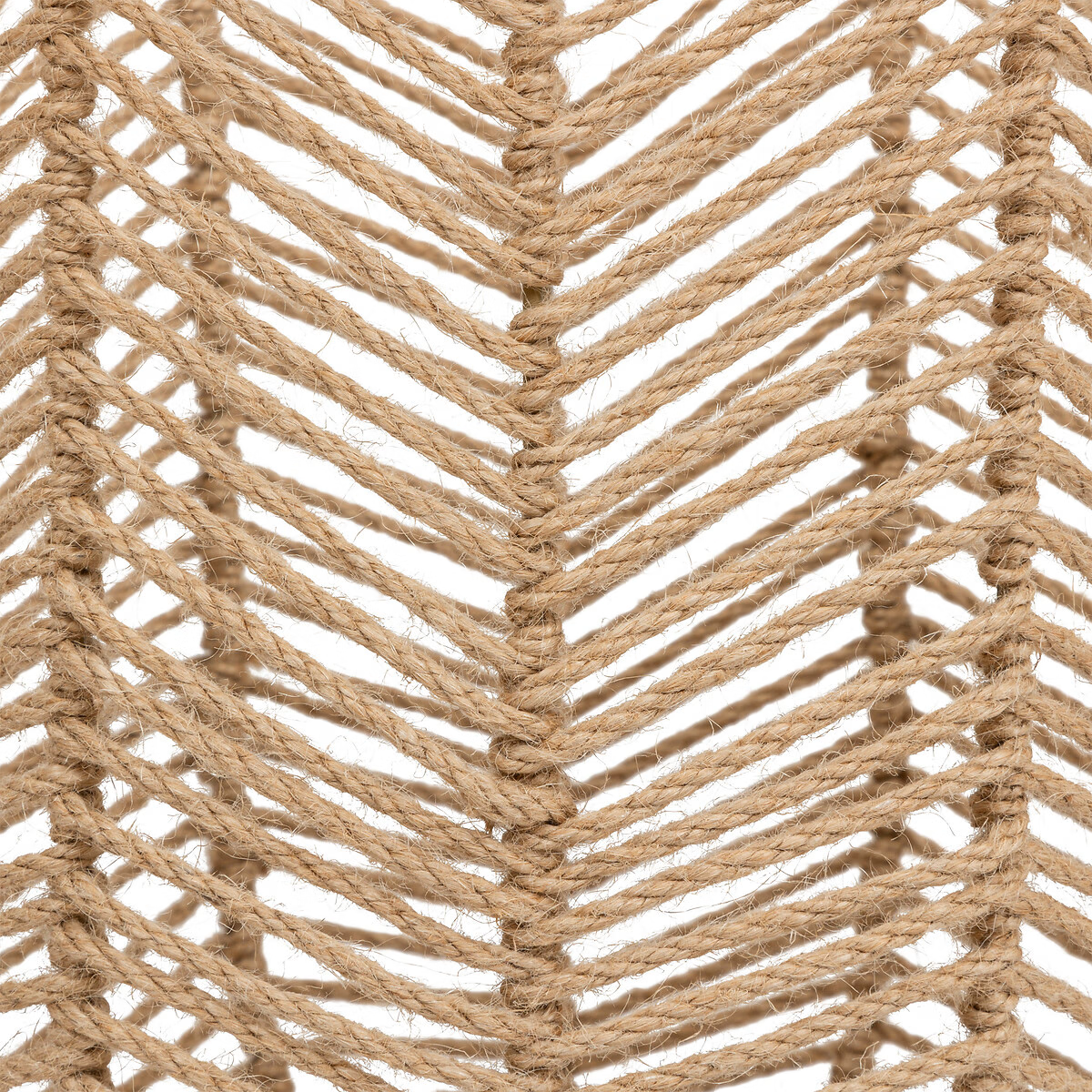 Atmosphera Set van 3 Jute mandjes - Ø37/30/25cm - The Floral Collection - Beige