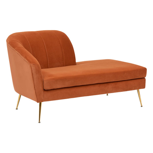 BEAU Savoy chaise longue - L144xD78xH80cm - Rust