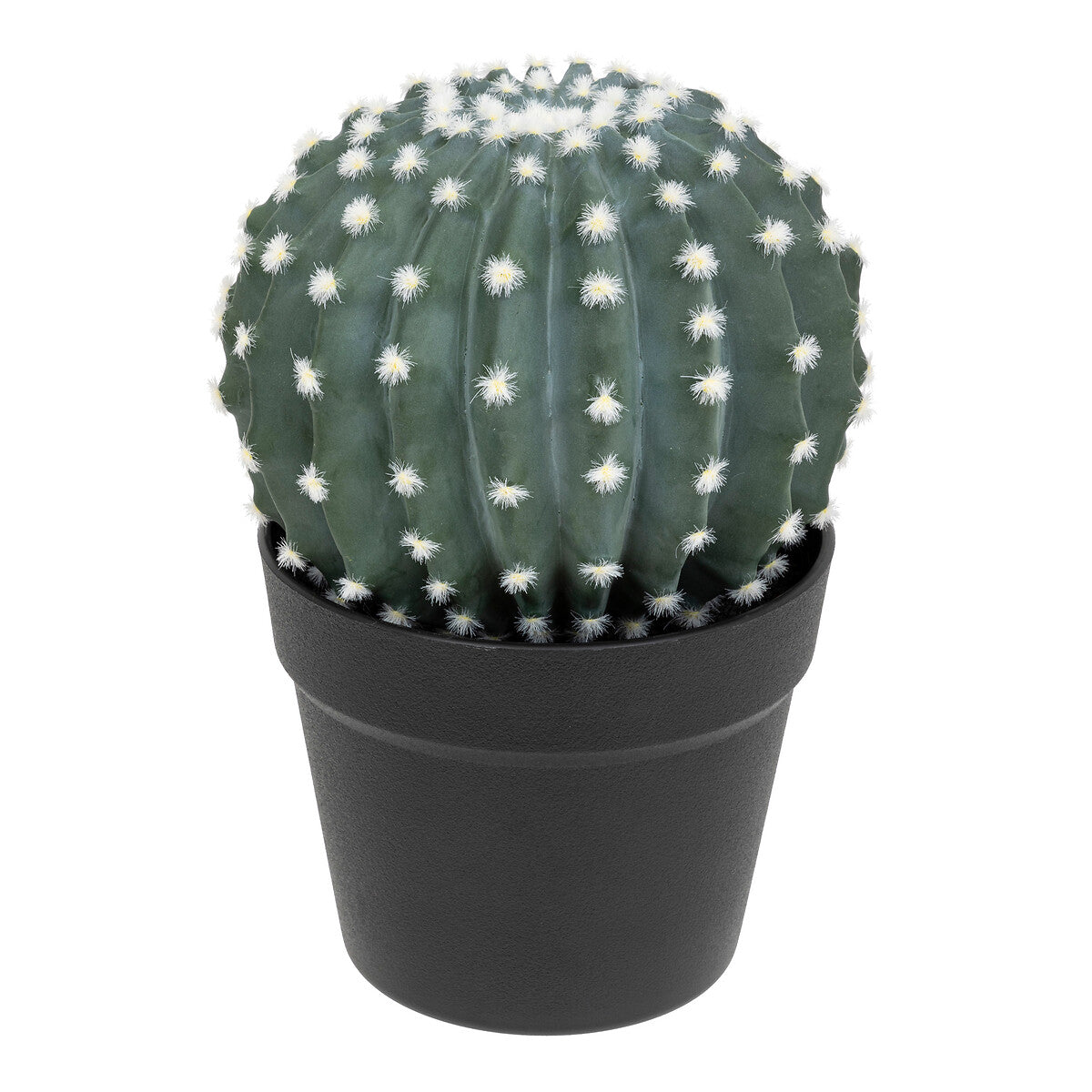 Atmosphera Kunstplant - Cactus met pot - Ø18cm - Groen