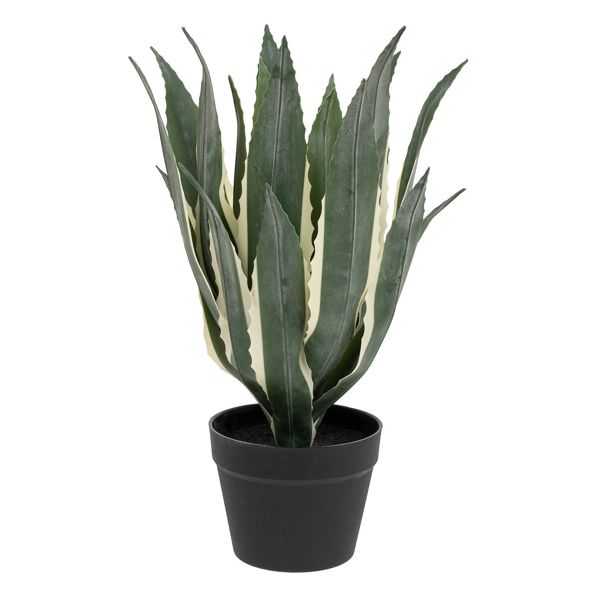 Atmosphera Plante artificielle - Agave d'Amérique avec pot - Ø35xH55cm - Vert