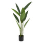 Atmosphera Kunstplant Strelitzia - Ø50xH97cm - Groen