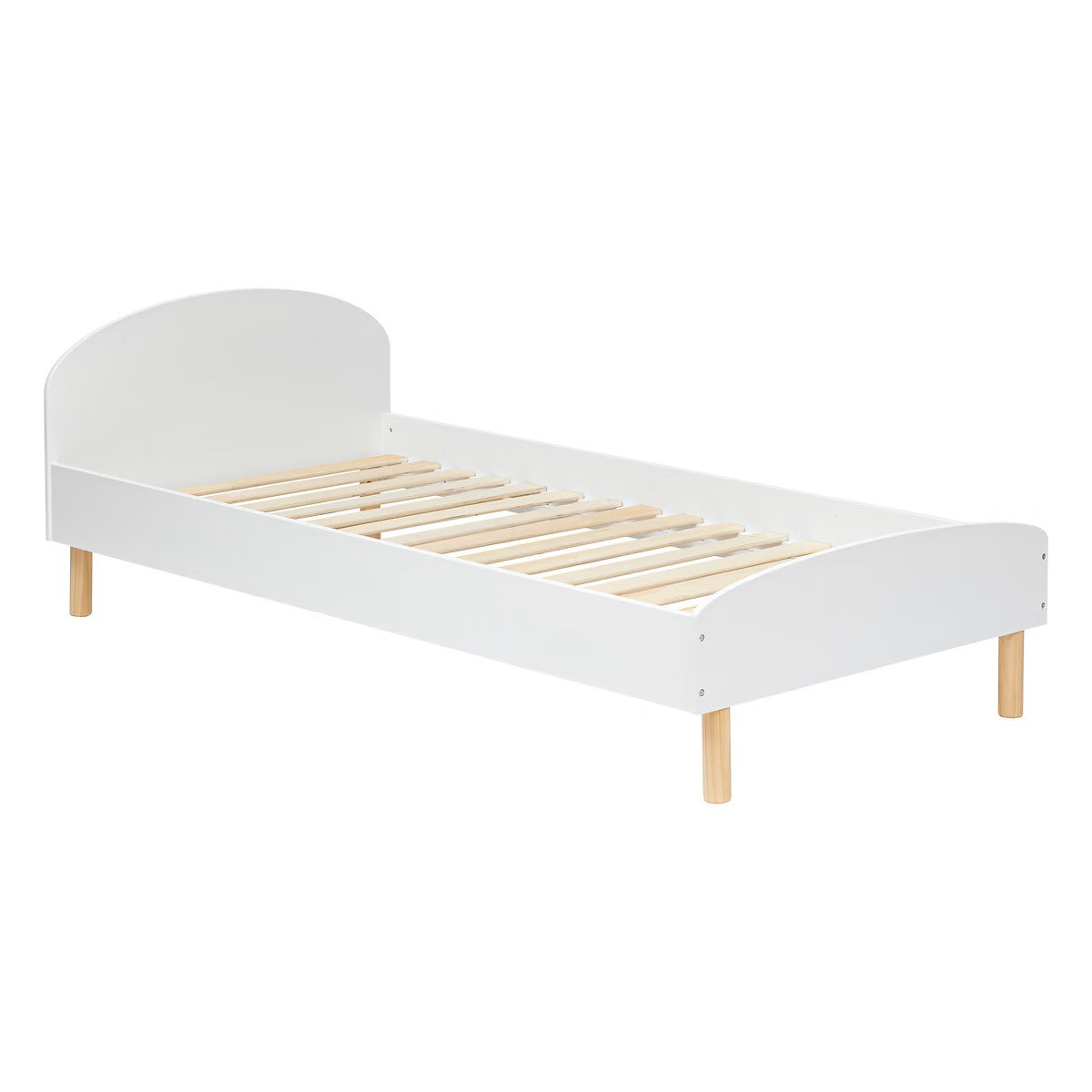 Atmosphera Kids Lit simple / lit enfant Sweetie 90x190cm - Blanc