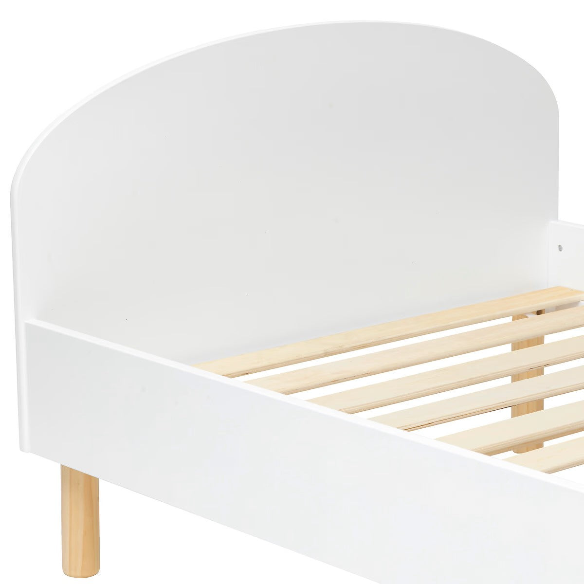 Atmosphera Kids Lit simple / lit enfant Sweetie 90x190cm - Blanc