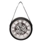 Atmosphera Peter Horloge avec sangle de suspension Ø40xH64cm - Noir