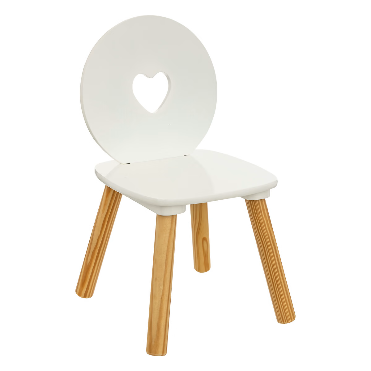 BEAU by Bo Kindertafel + Kinderstoel Hartje - Wit