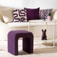 Atmosphera Sevi Pouf - Bouclé - White