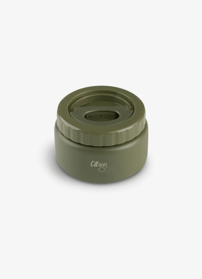 Citron Voedselbewaarpotje - 250ml - Ø10xH7cm - Green