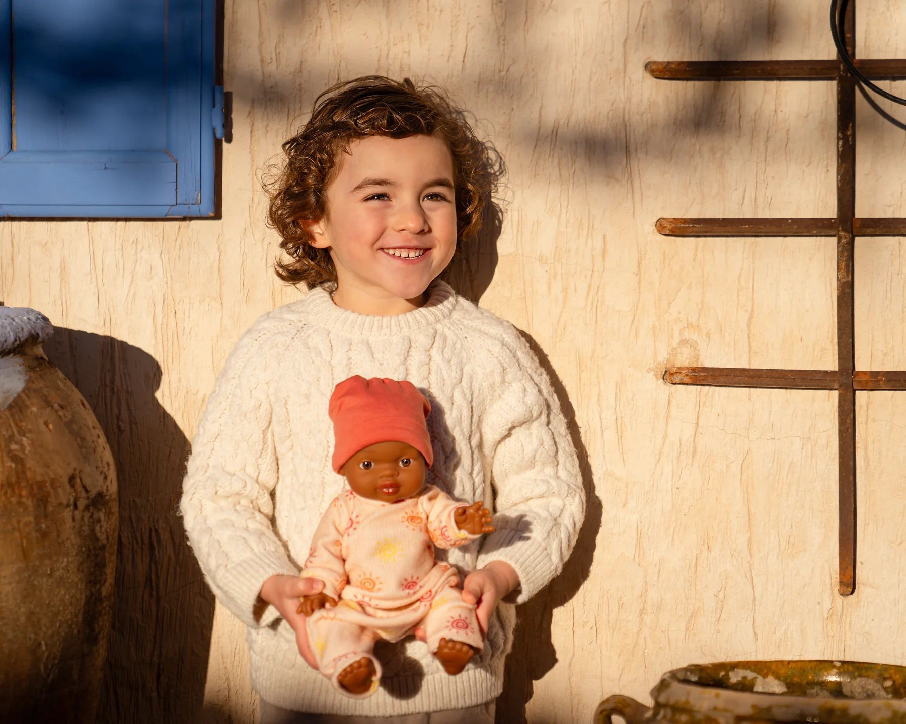 Paola Reina Gordi Fran Babypop Dark girl with brown eyes 34cm