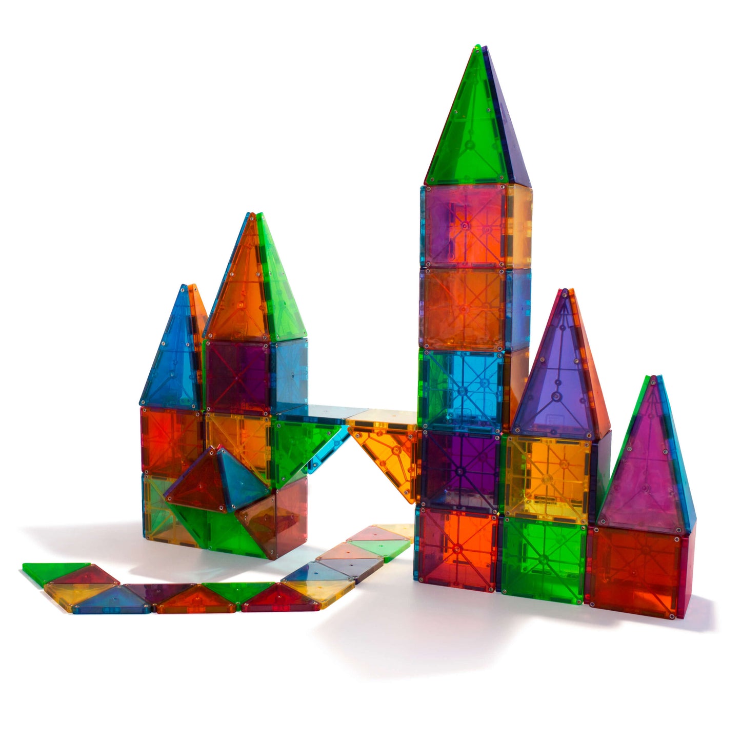 Magna-Tiles Clear Colors 100 stuks - Geschikt vanaf 3 jaar - Multi