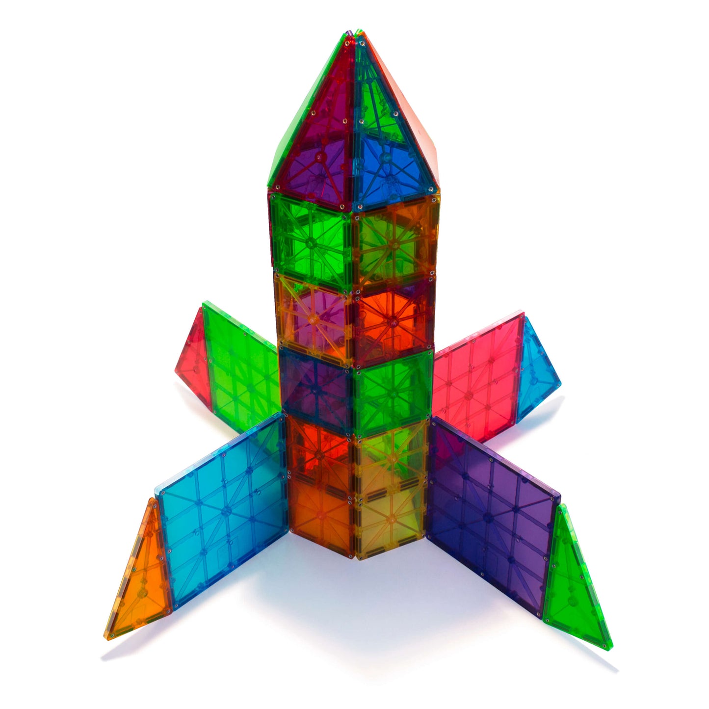 Magna-Tiles Clear Colors 100 stuks - Geschikt vanaf 3 jaar - Multi