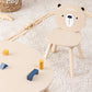 Atmosphera Kids Teddybeer kinderstoel - 27x27x46cm - Beige