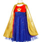 Souza Super Hero - Kleedje met cape - 8-10 jaar - 128-140cm