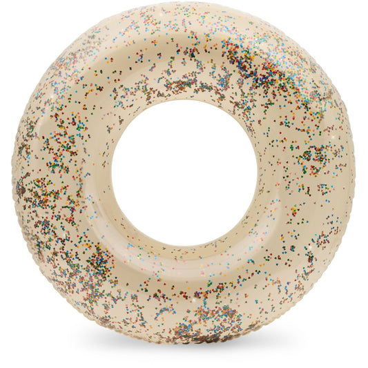 Konges Sløjd swimming ring - Transparent cream - Swimming - PVC - Dia 100 CM