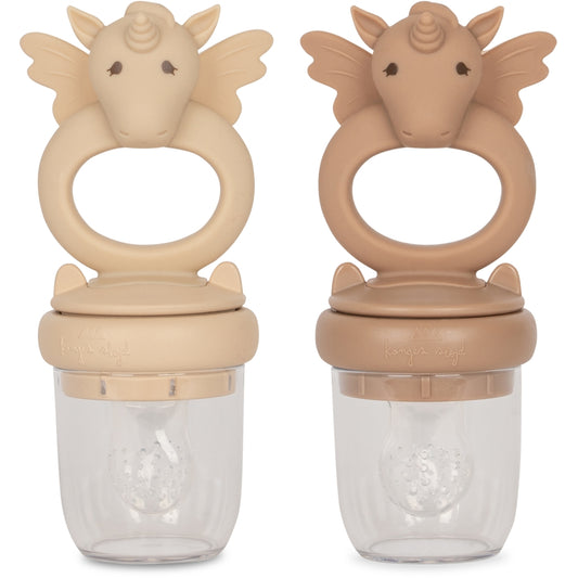 Konges Sløjd fruit pacifier unicorn - Shell / Blush